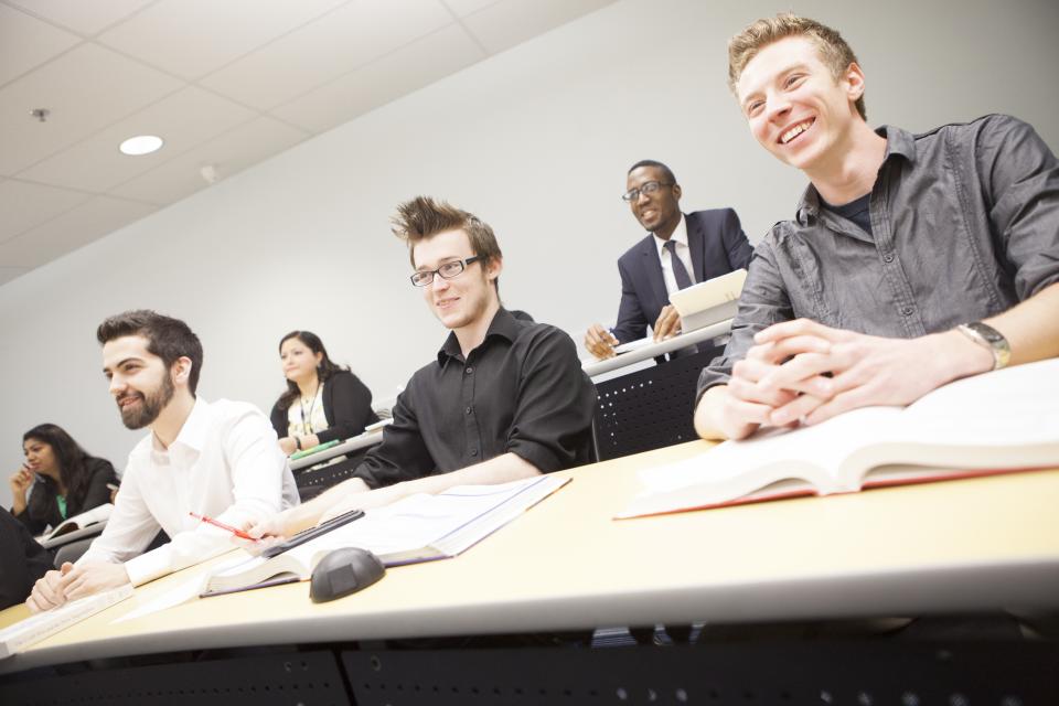 Students in lecture hall